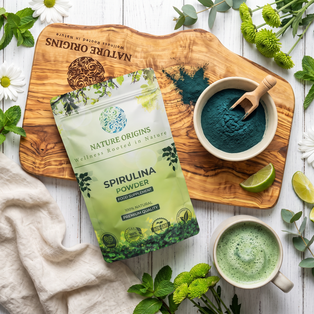 Spirulina Powder - Rich in Protein & Antioxidants for Vitality