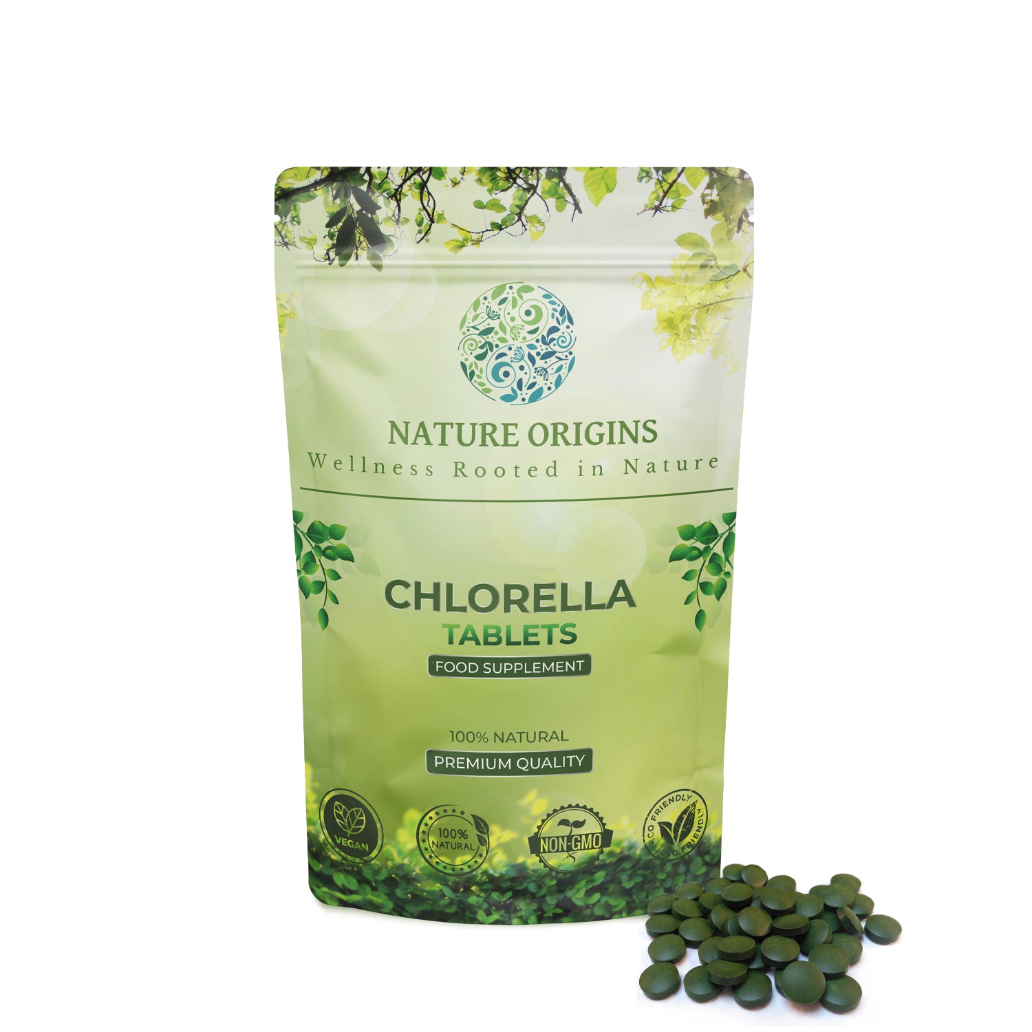 Organic Chlorella 500mg Tablets | Metal Detox - Natural Detox & Immune Boosting Superfood