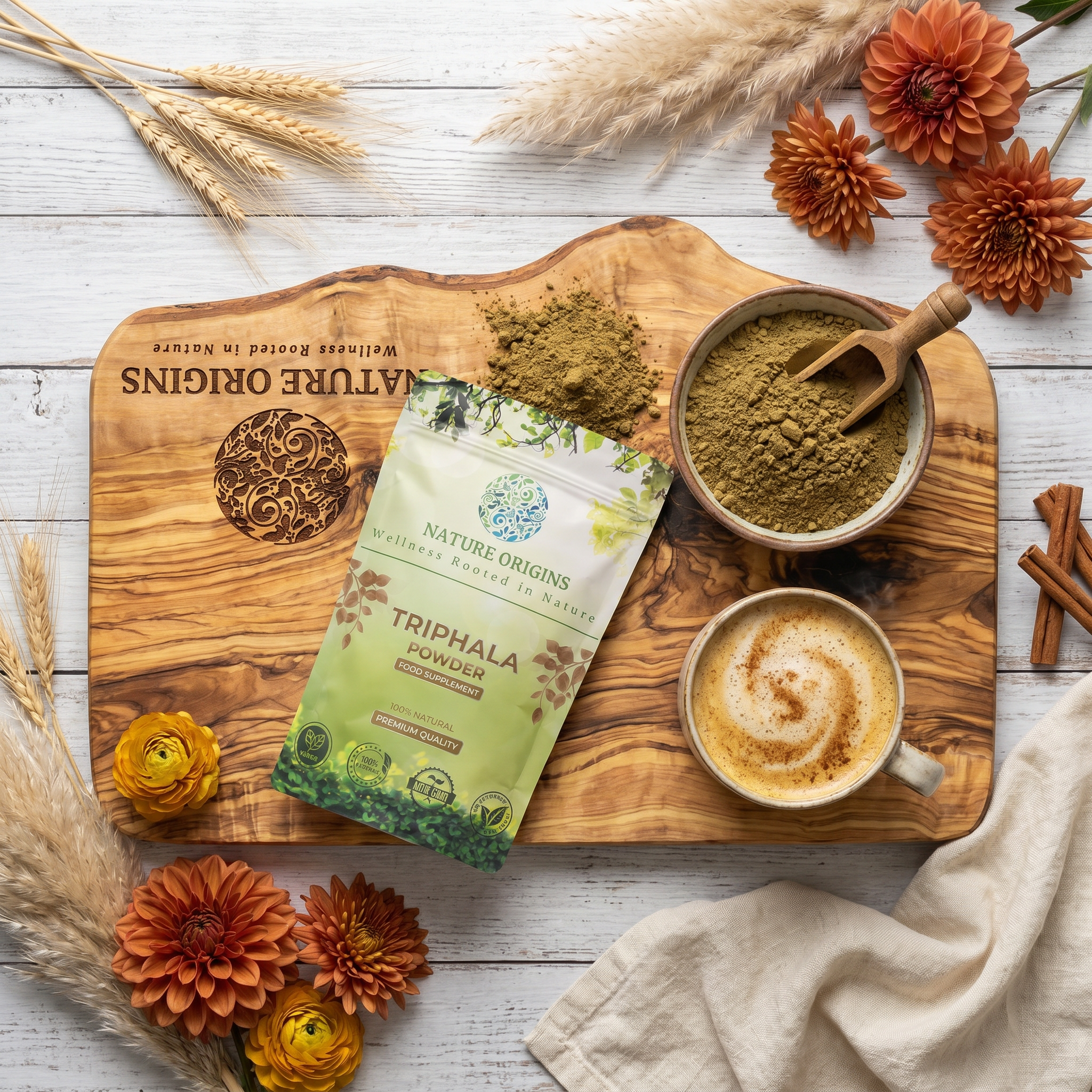 Triphala Powder - Natural Colon Cleanse & Gut Health Booster