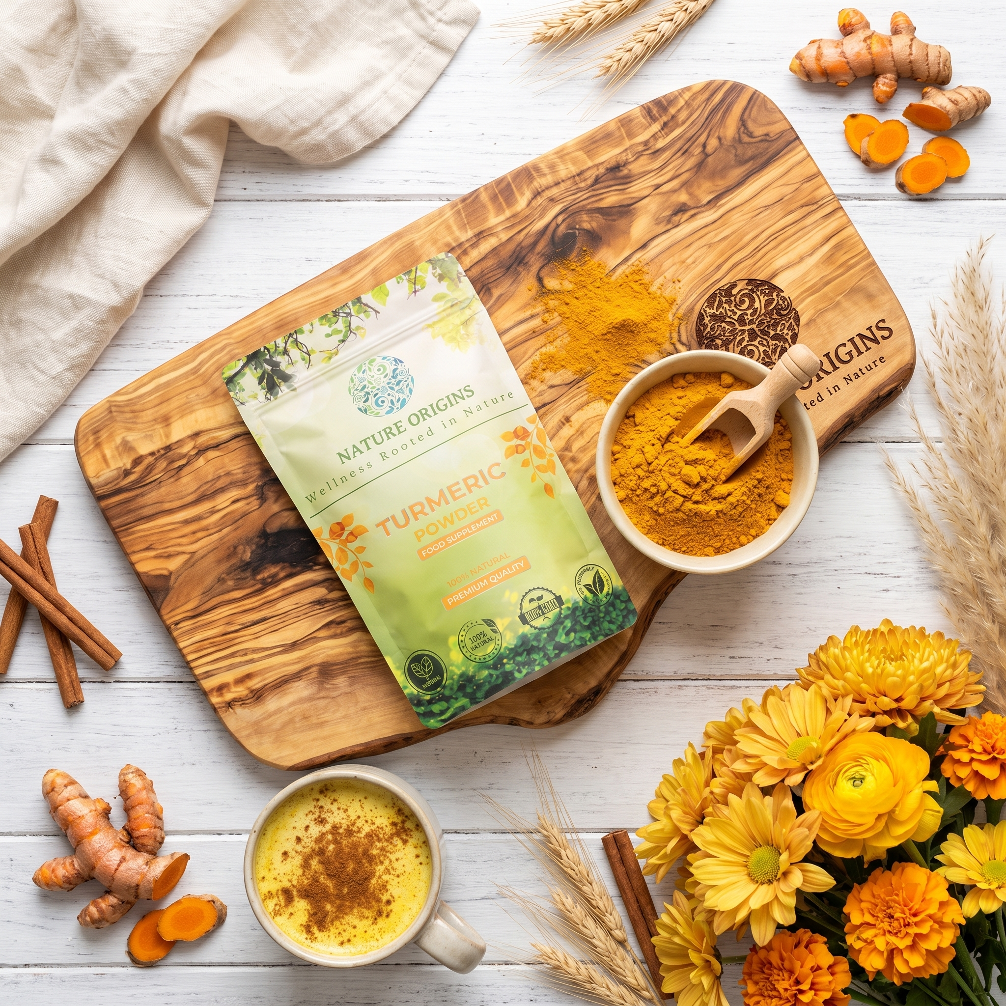 Turmeric Powder - Superfood for Joint Health & Immune Support