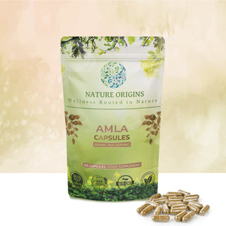 Amla Capsules – Natural Immune Booster & Skin Rejuvenation  | 1200mg per Serving | 120 Capsules