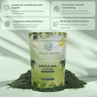 Spirulina Powder - Rich in Protein & Antioxidants for Vitality