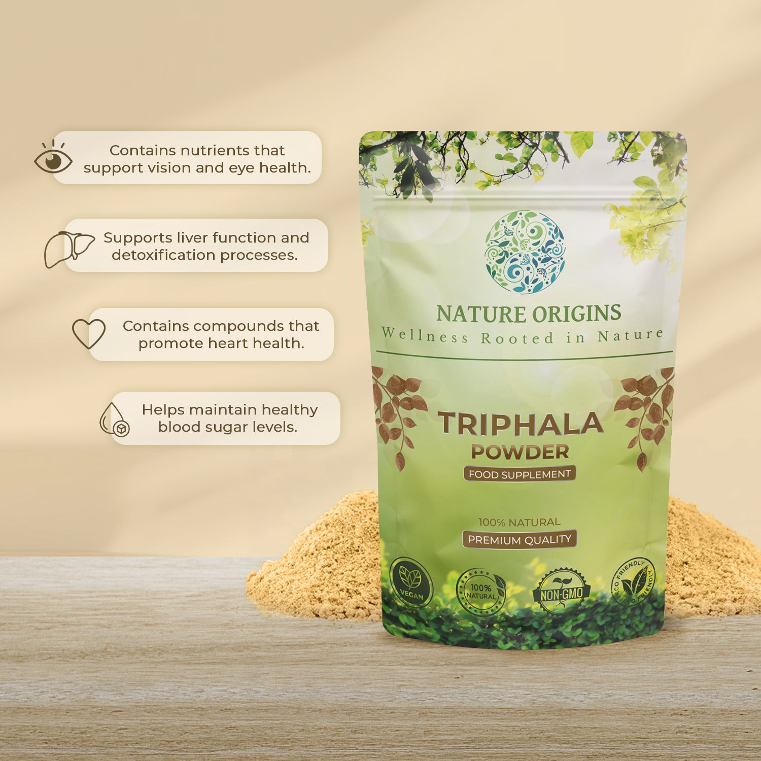 Triphala Powder - Natural Colon Cleanse & Gut Health Booster