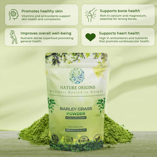 Barley Grass Powder - Rich in Chlorophyll for Cleansing & Vitality