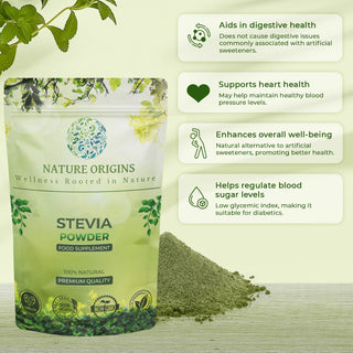 Stevia Powder | Sugar Substitute - Sugar-Free Sweetener for Healthy Living