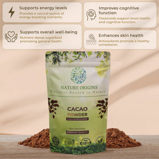 Raw Cacao Powder - Enhance Mood, Focus & Overall Wellness