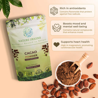 Raw Cacao Powder - Enhance Mood, Focus & Overall Wellness