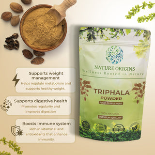 Triphala Powder - Natural Colon Cleanse & Gut Health Booster