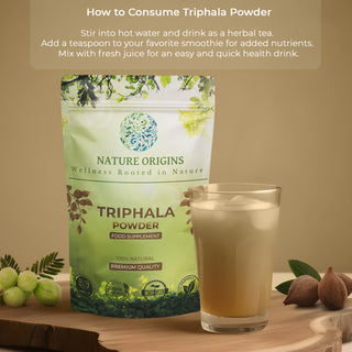 Triphala Powder - Natural Colon Cleanse & Gut Health Booster