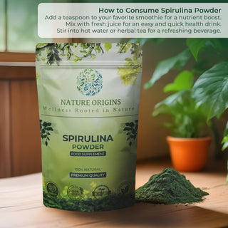 Spirulina Powder - Rich in Protein & Antioxidants for Vitality