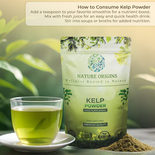 Kelp Powder Seaweed Ascophyllum Nodosum - Nutrient-Rich Superfood for Detox & Thyroid Support