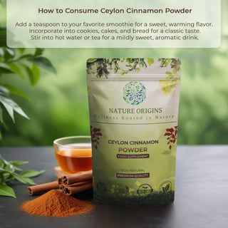 Ceylon Cinnamon Powder -  Delicate Spice for Heart Health & Metabolism Boost