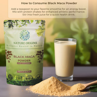 Black Maca Powder - Enhance Libido, Strength & Overall Vitality | Peruvian Ginseng