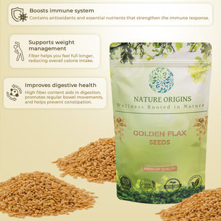 Golden Flaxseed - Nutrient-Packed Superfood for Heart & Gut Health