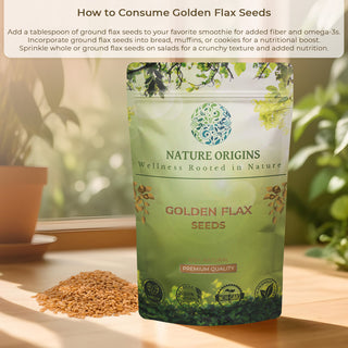 Golden Flaxseed - Nutrient-Packed Superfood for Heart & Gut Health