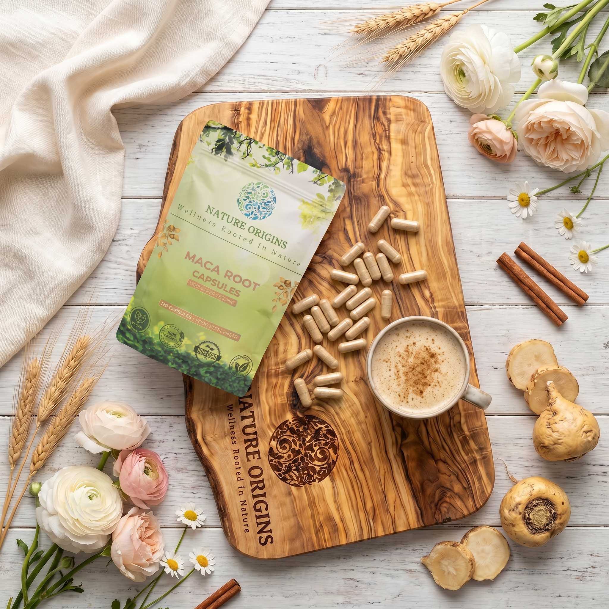 Maca Root Powder - Boost Energy, Hormonal Health & Mental Clarity