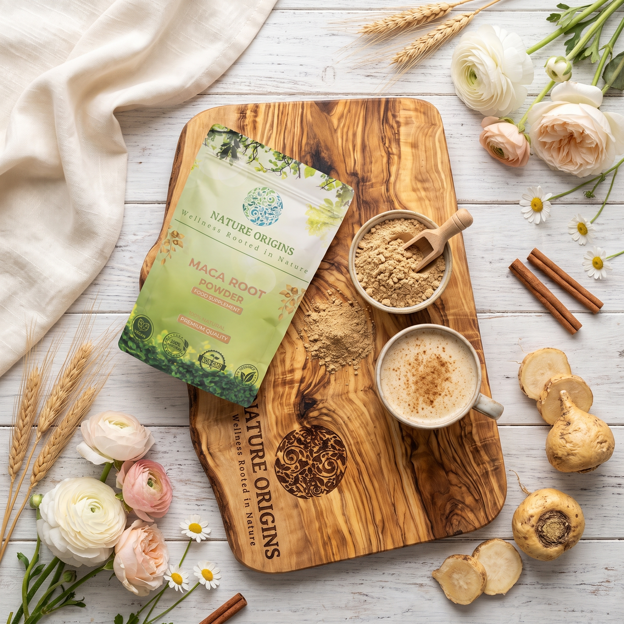 Maca Root Powder - Boost Energy, Hormonal Health & Mental Clarity