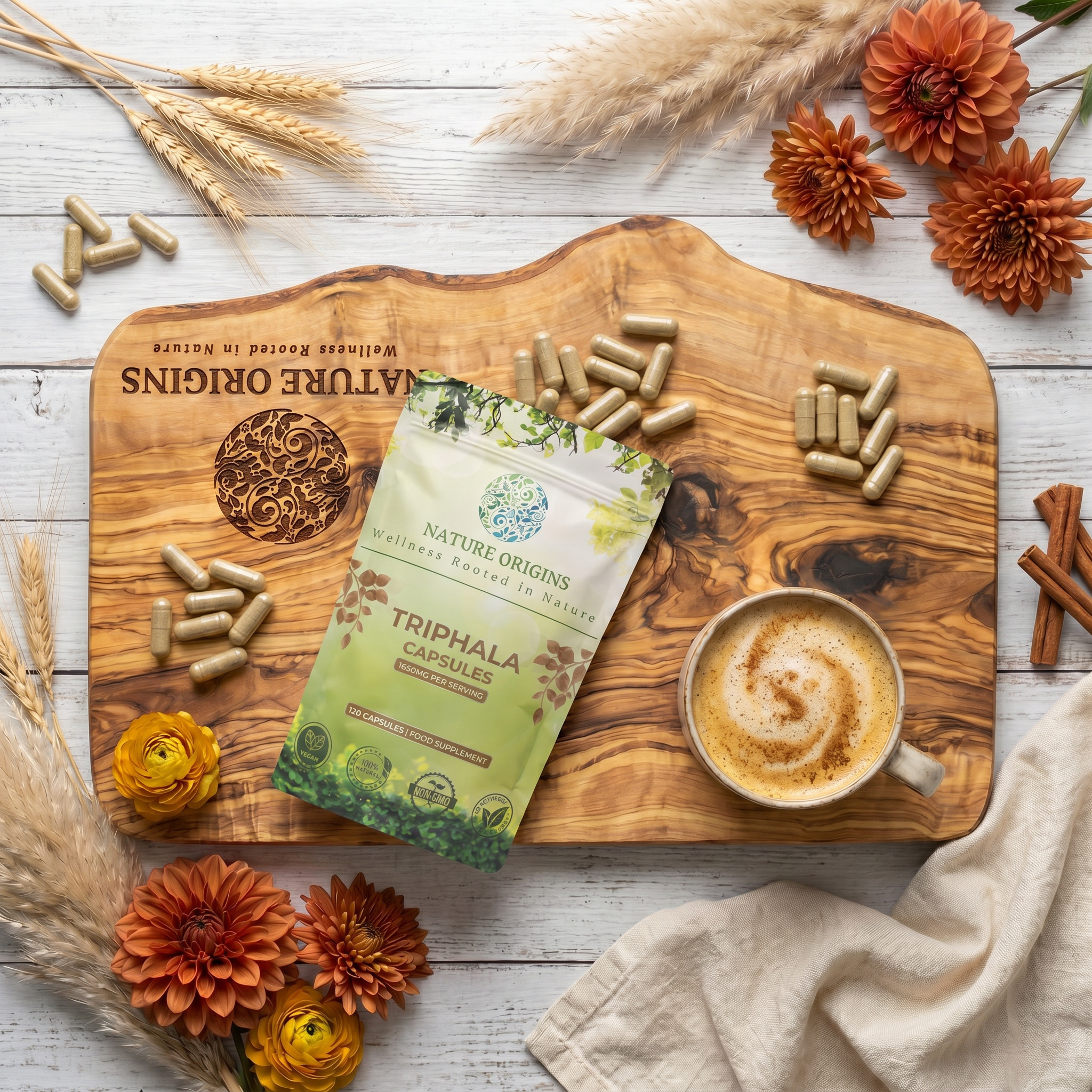 Triphala Powder - Natural Colon Cleanse & Gut Health Booster